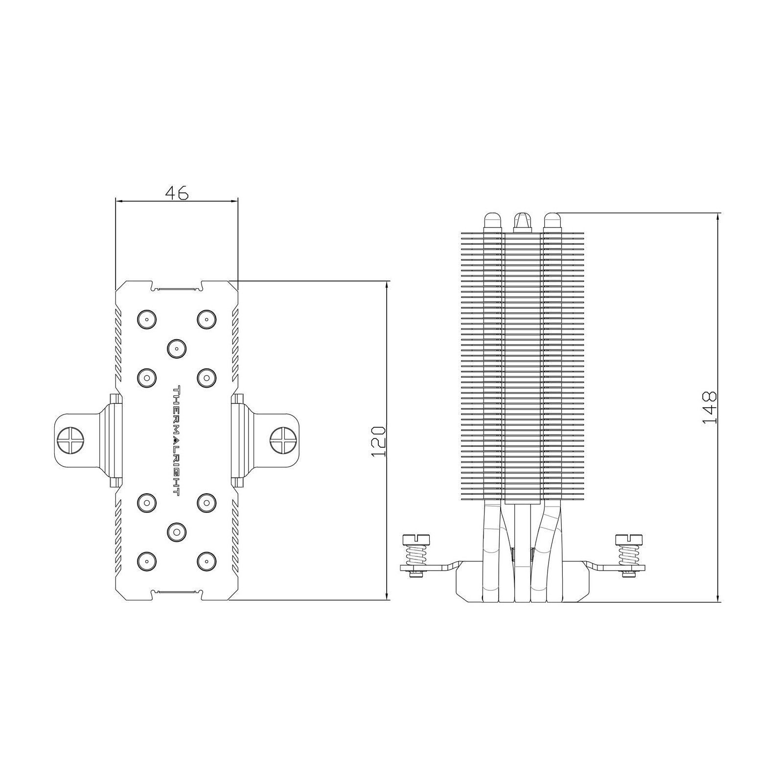 Chłodzenie procesora CPU Thermalright Assassin King 120 SE ARGB