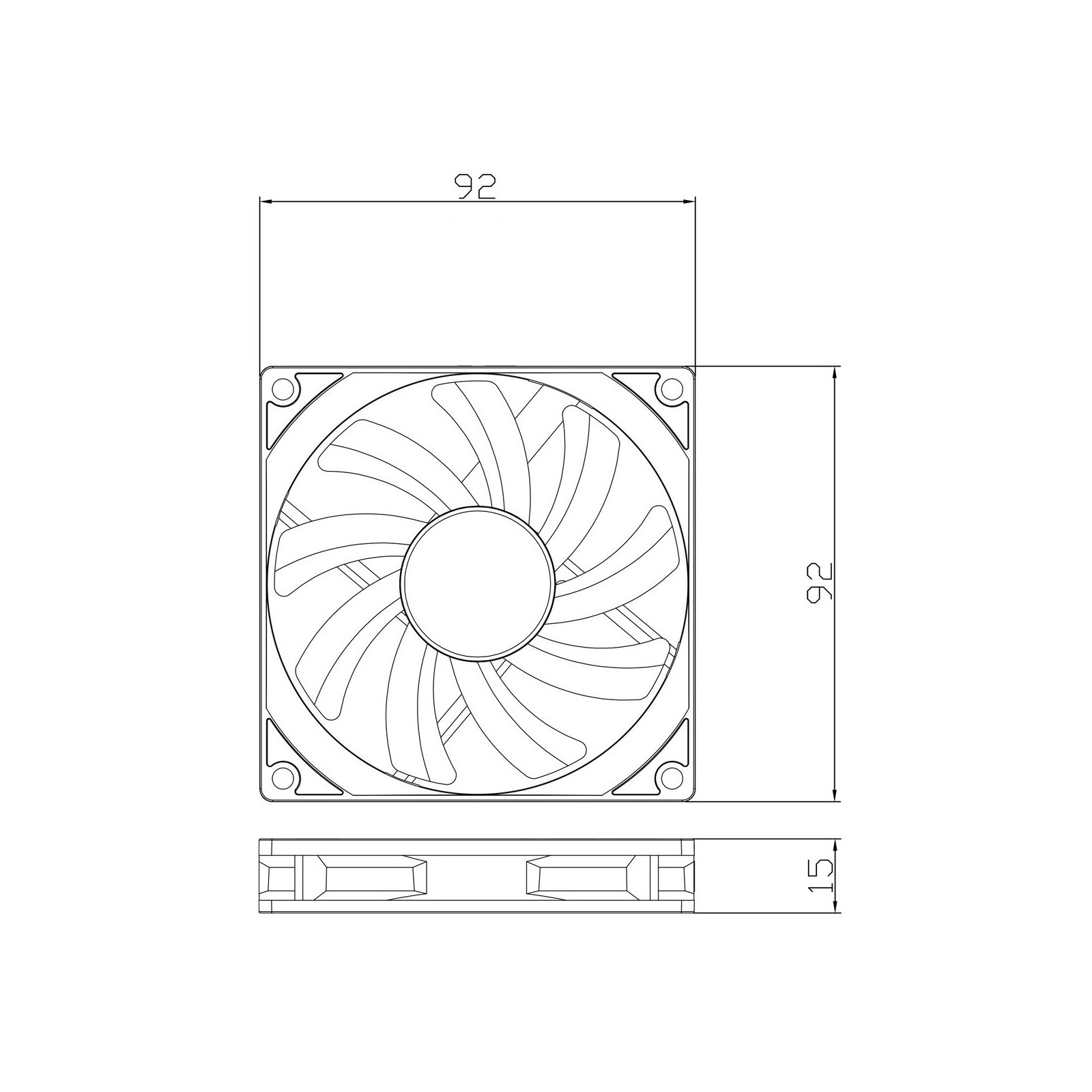 Chłodzenie procesora  CPU aktywne horyzontalne Thermalright AXP-90 X53
