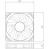 Chłodzenie procesora  CPU aktywne horyzontalne Thermalright AXP-90 X53