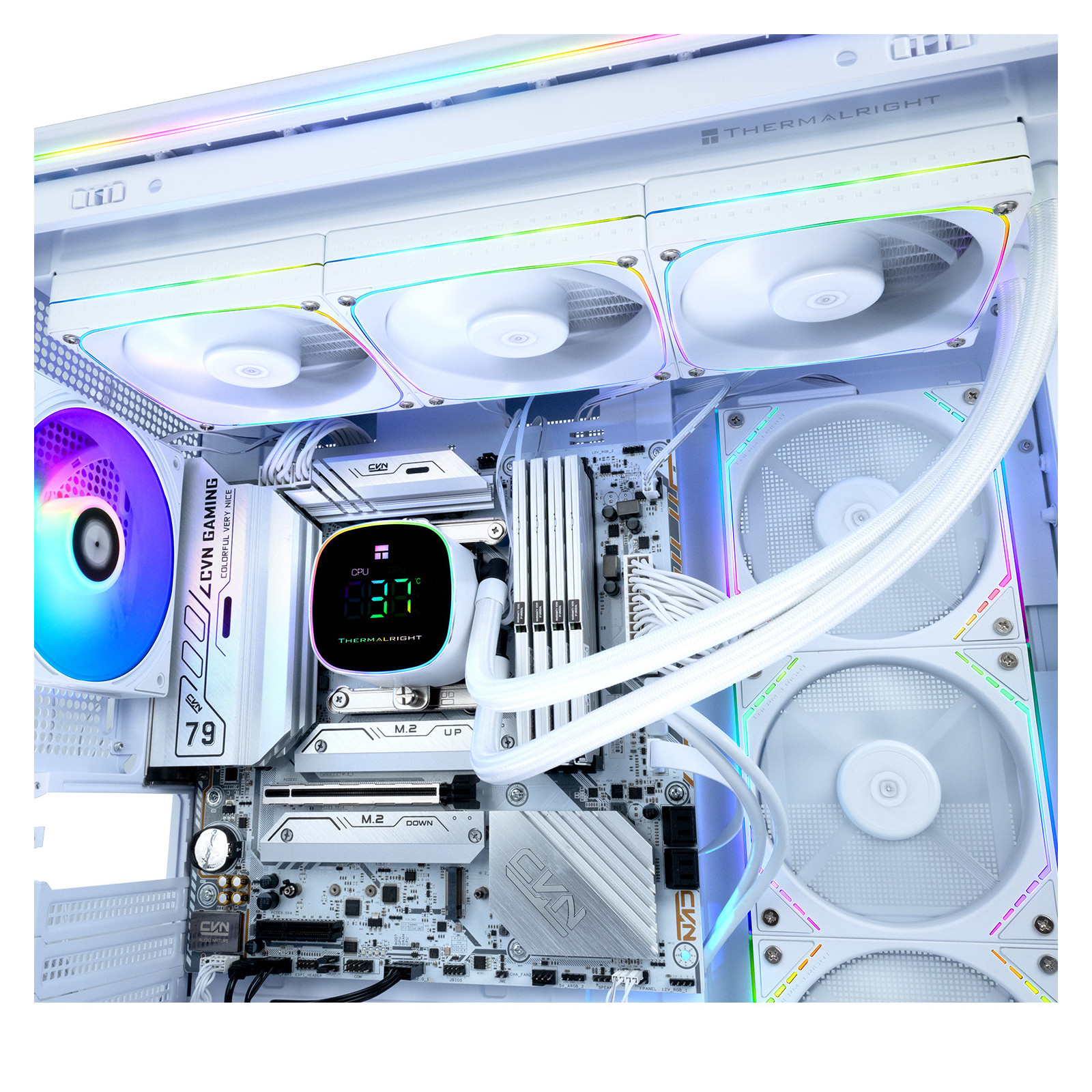 Chłodzenie wodne Thermalright Frozen Horizon 360 Digital White Argb