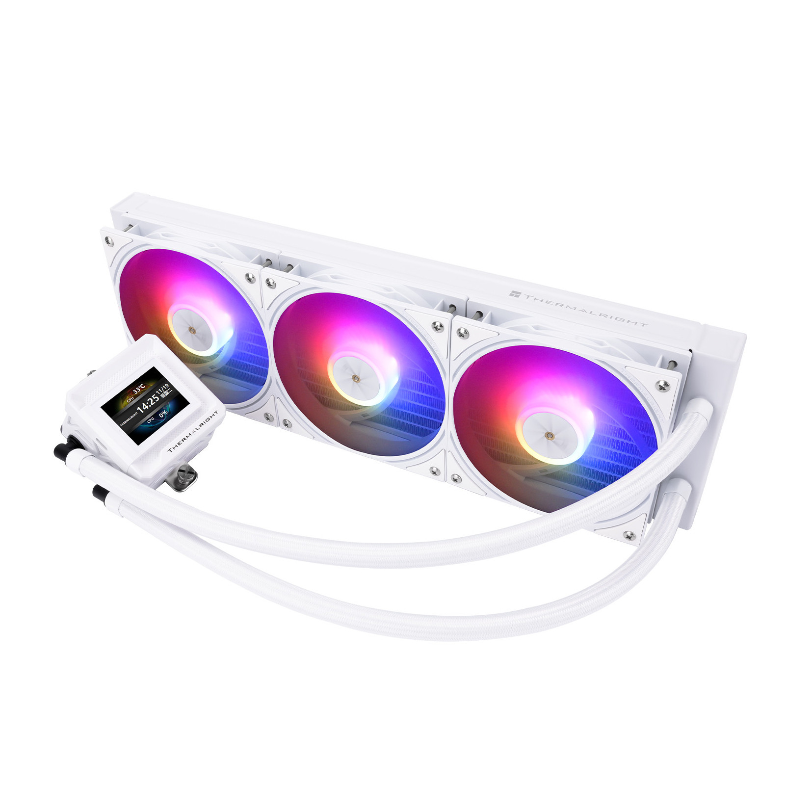 Chłodzenie wodne AIO Termalright Frozen Warframe 360SE Argb White Intel AMD