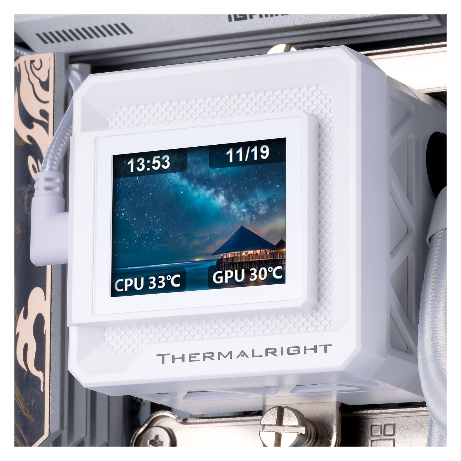Chłodzenie wodne AIO Termalright Frozen Warframe 360SE Argb White Intel AMD