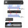 Obudowa zewnętrzna do dysków SSD NVMe Thermalright HR-EB101 C BLACK 10Gb/s