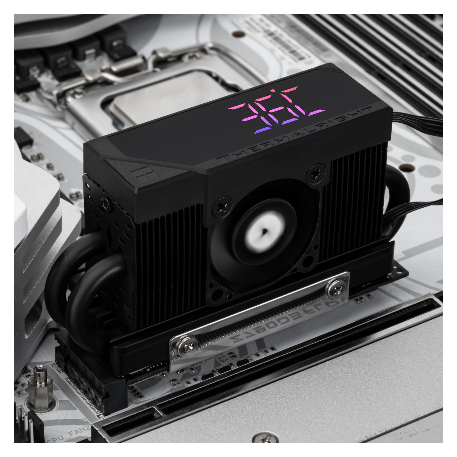 Chłodzenie radiator dysku SSD TR-M.2 HR-10 PRO Digital Black 2280 SSD