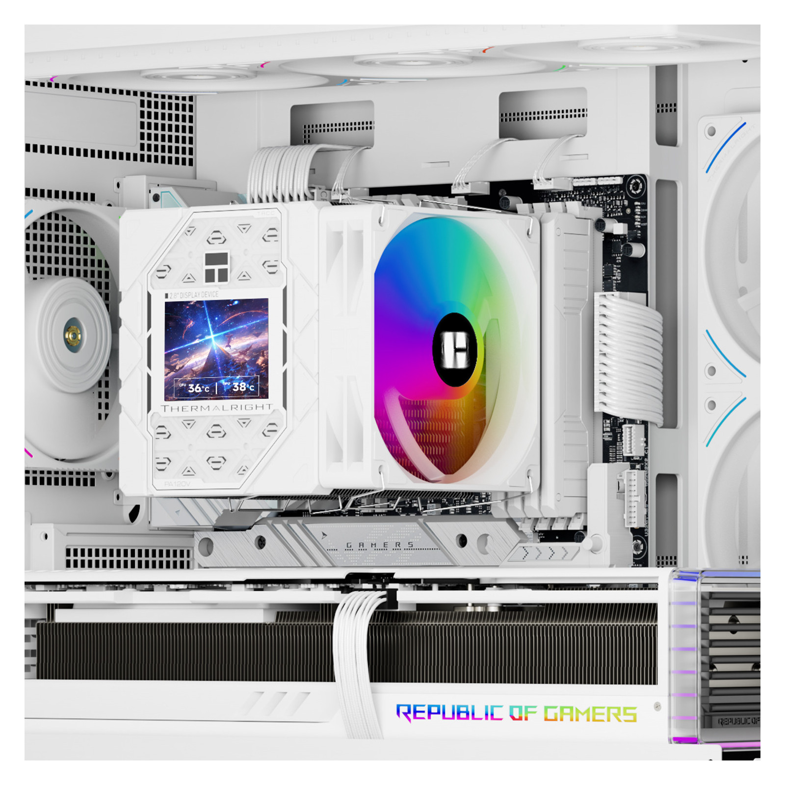 Chłodzenie procesora Thermalright Peerless Assassin 120 Vision Argb White