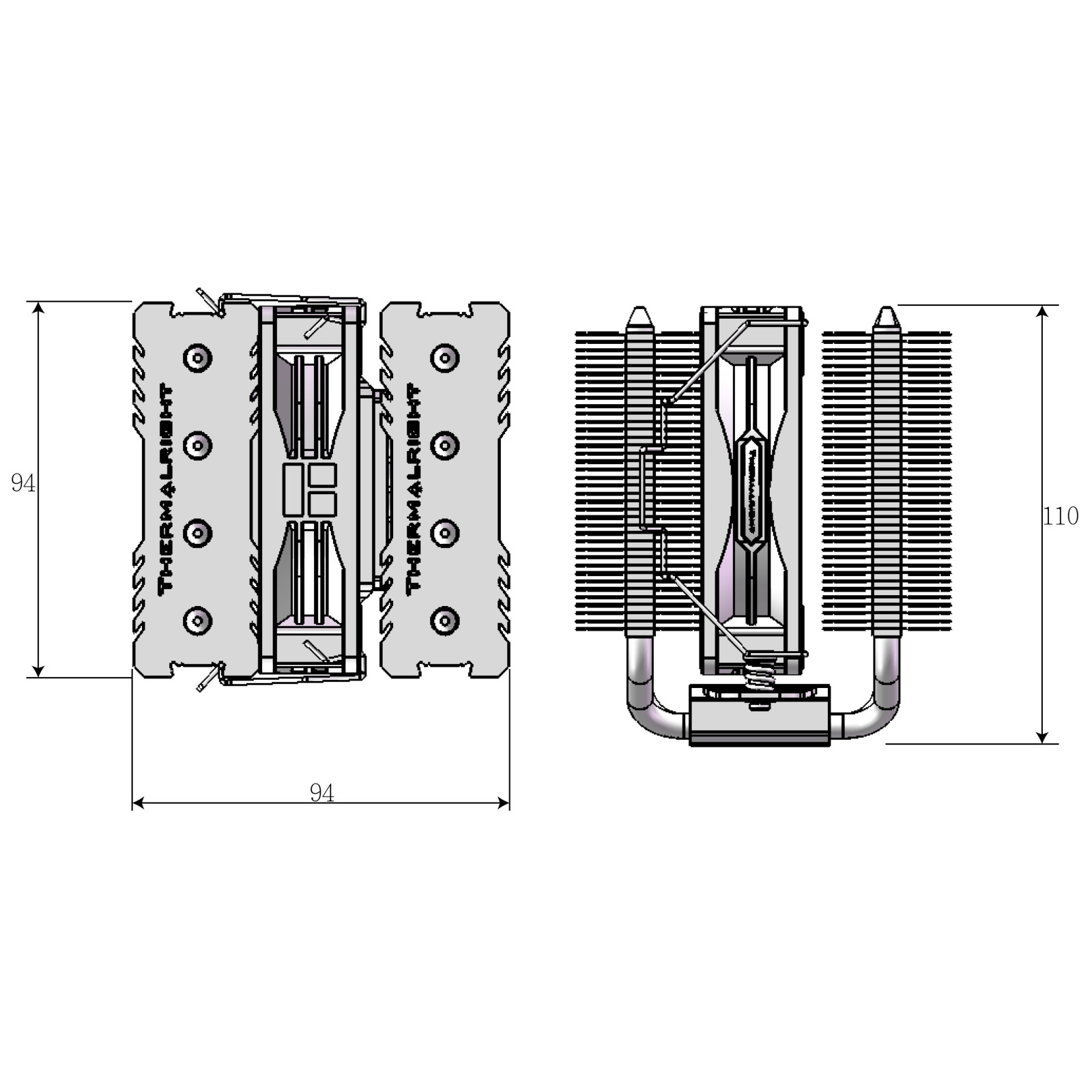 Chłodzenie procesora CPU Thermalright Peerless Assassin 90 SE Black