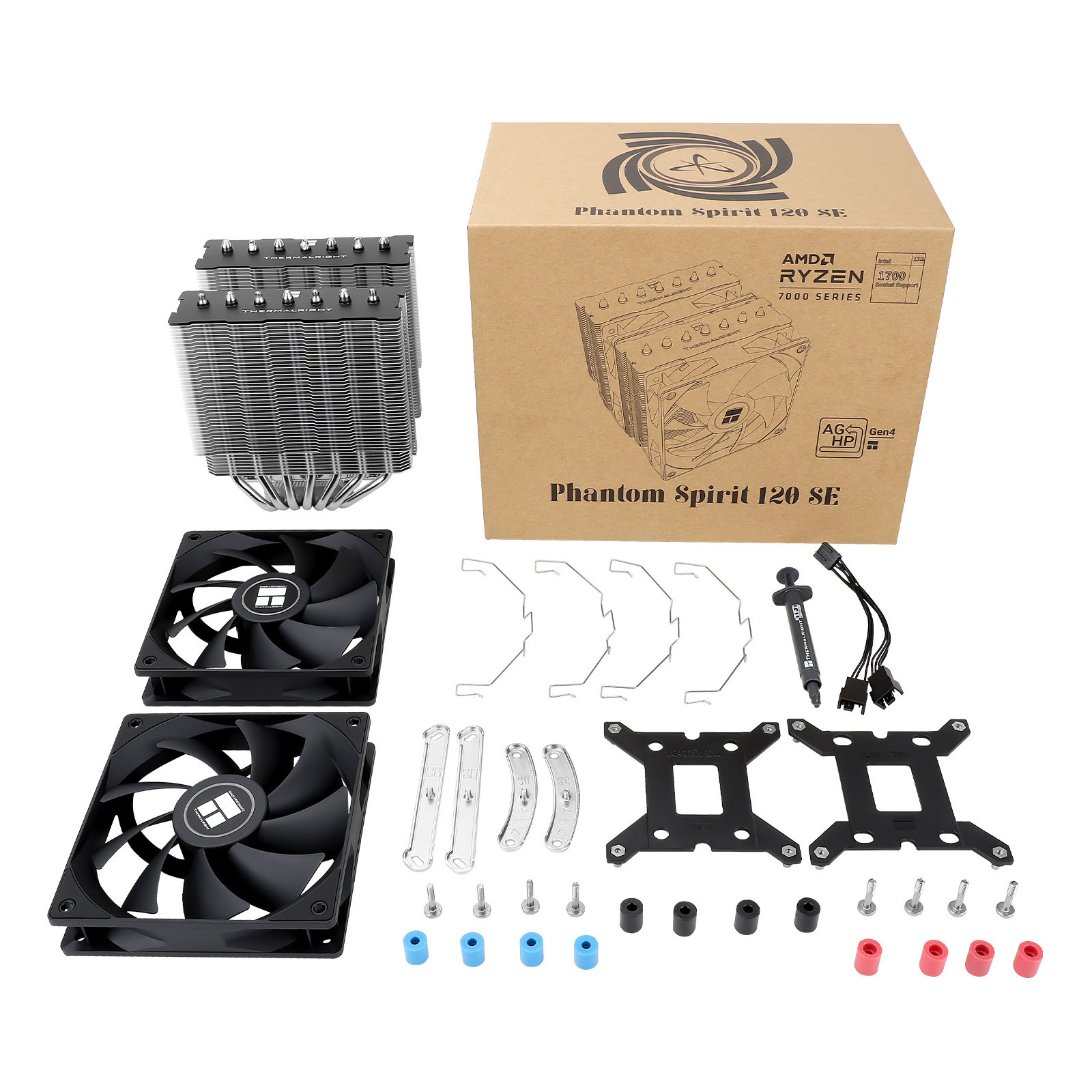 Chłodzenie chłodnica procesora CPU Thermalright Phantom Spirit 120 SE 2x120