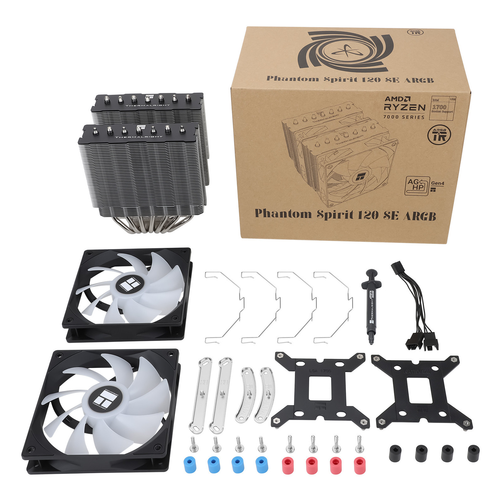 Chłodzenie procesora CPU Thermalright Phantom Spirit 120 SE Argb