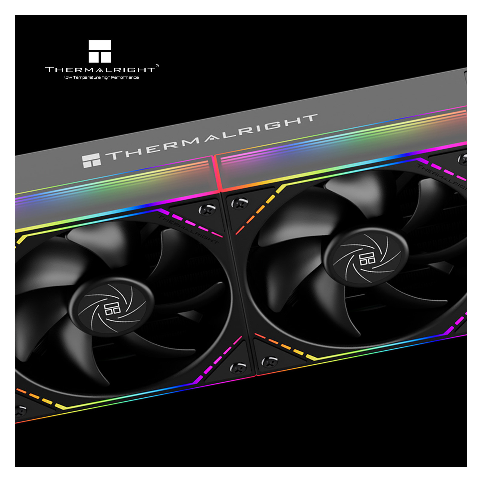 Chłodzenie wodne AIO Termalright Peerless Vision 240 Argb Black Intel AMD