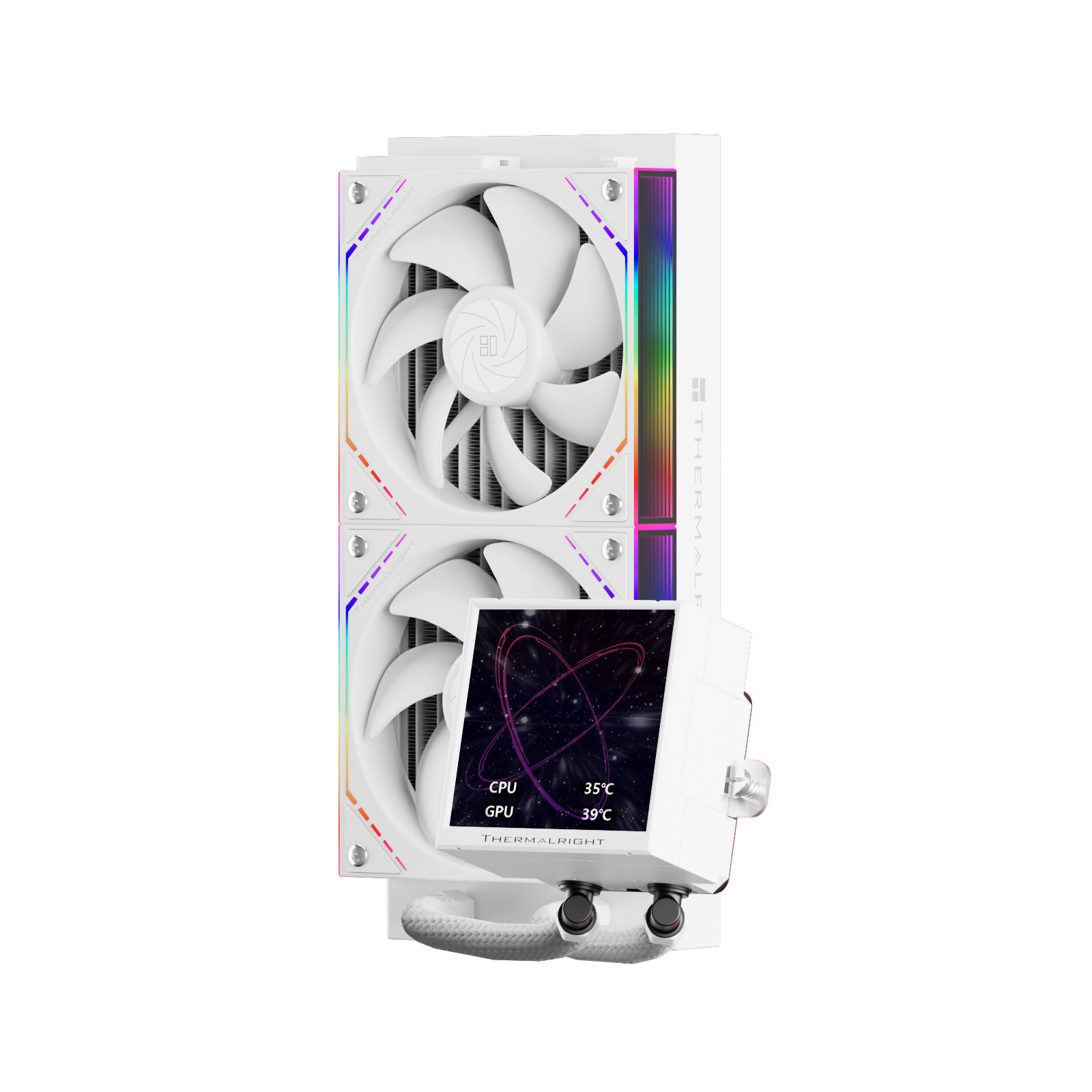 Chłodzenie wodne AIO Termalright Peerless Vision 240 Argb White Intel AMD