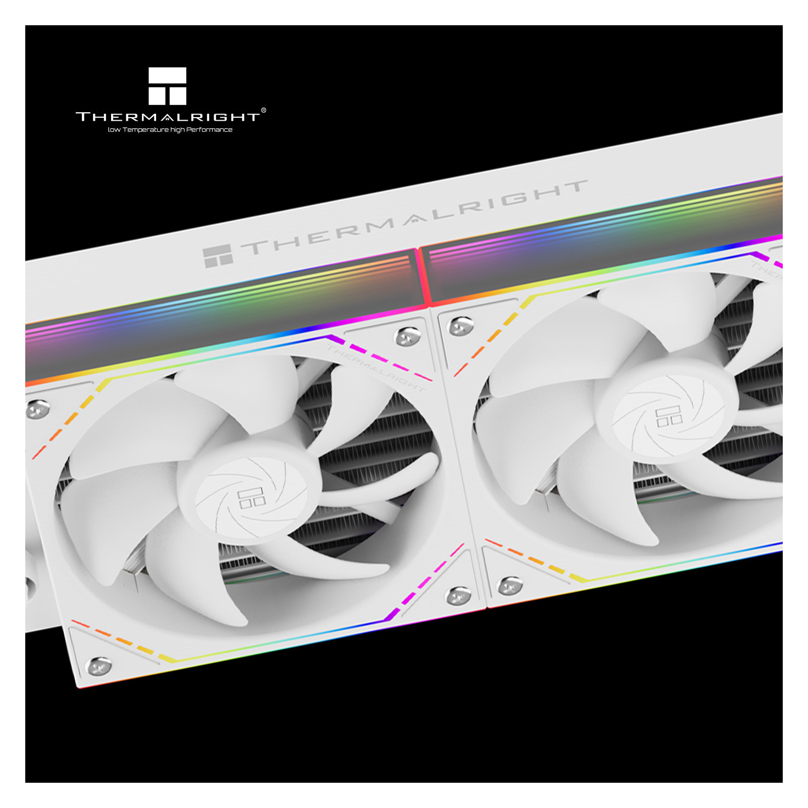 Chłodzenie wodne AIO Termalright Peerless Vision 240 Argb White Intel AMD