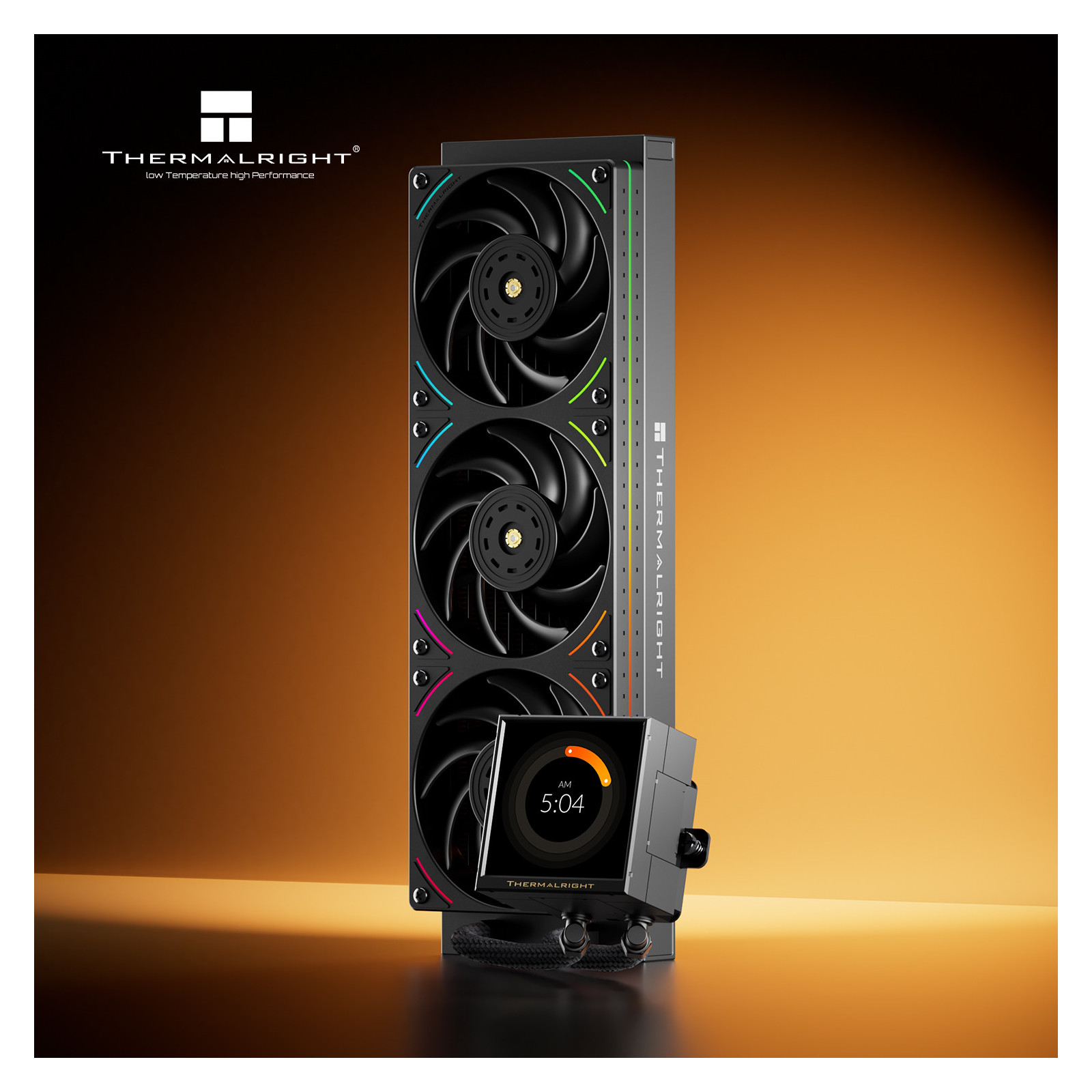 Chłodzenie wodne Termalright Peerless Vision 360 UB Argb Black Intel AMD