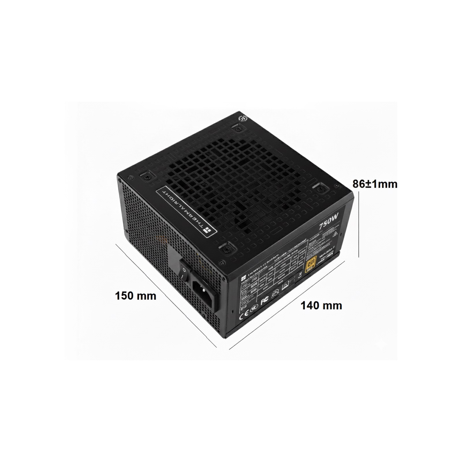 Zasilacz komputerowy ATX 80 Plus Bronze 750W Thermalright TR-TB750S