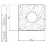 Wentylator Thermalright TL-8015 SLIM 80x80x15 PWM 2200 RPM 23.3 dBA mały
