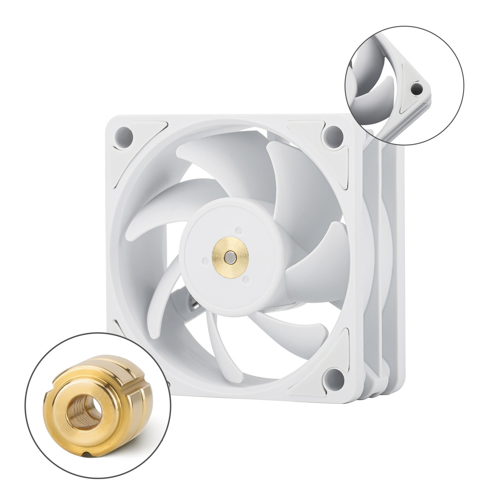 Wentylator biały Thermalright TL-B6W 60x60x25 4 PIN PWM 3200 RPM 20,17 dBA