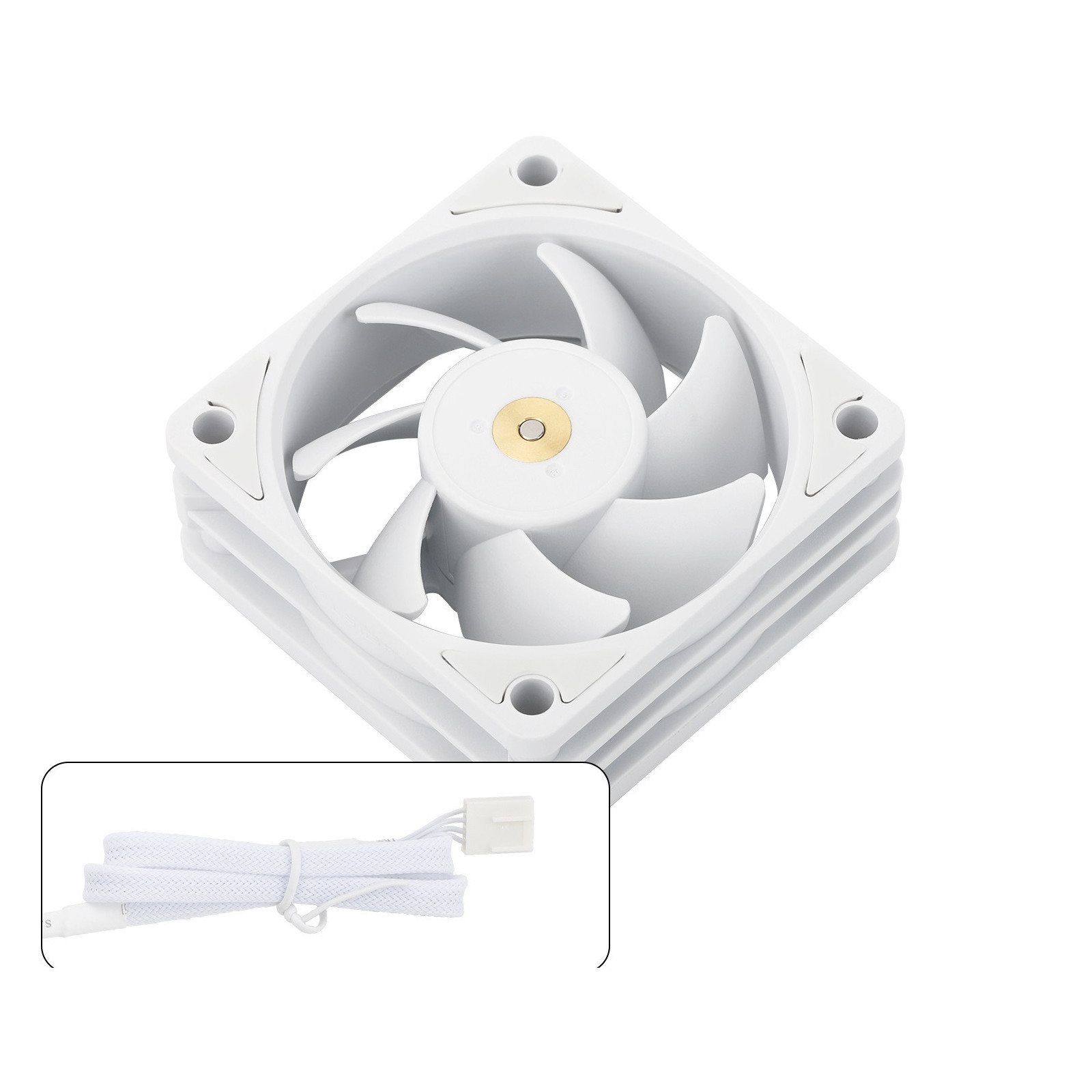 Wentylator biały Thermalright TL-B6W 60x60x25 4 PIN PWM 3200 RPM 20,17 dBA