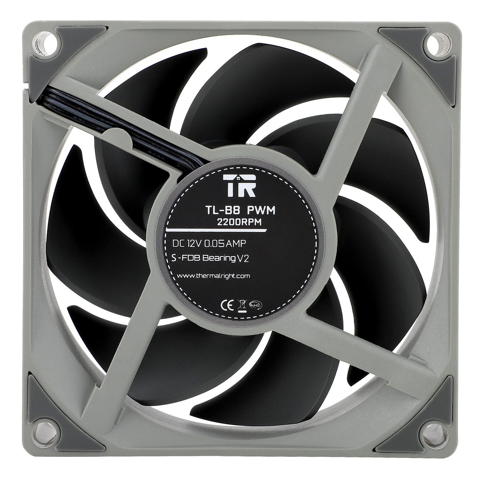 Wentylator Thermalright TL-B8 80x80x25 4 PIN PWM 2200 RPM 24 dBA SFDB v2