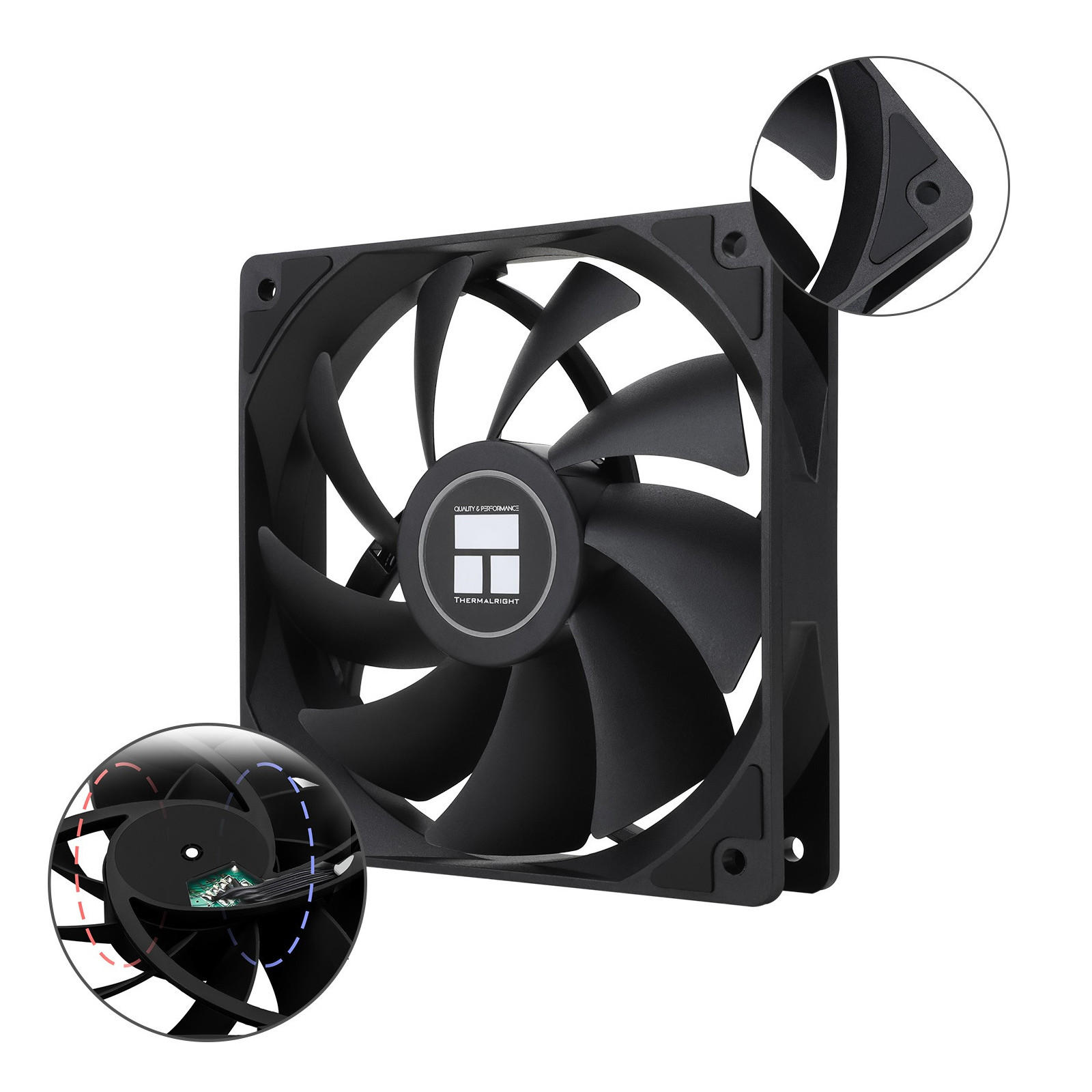 Wentylator Thermalright TL-C14C 140x140x25 4 PIN PWM S-FDB 1500 RPM 26.4dBA