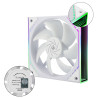 Wentylator biały reverse Thermalright TL-M12RW 124x120x25 ARGB PWM 1500 RPM