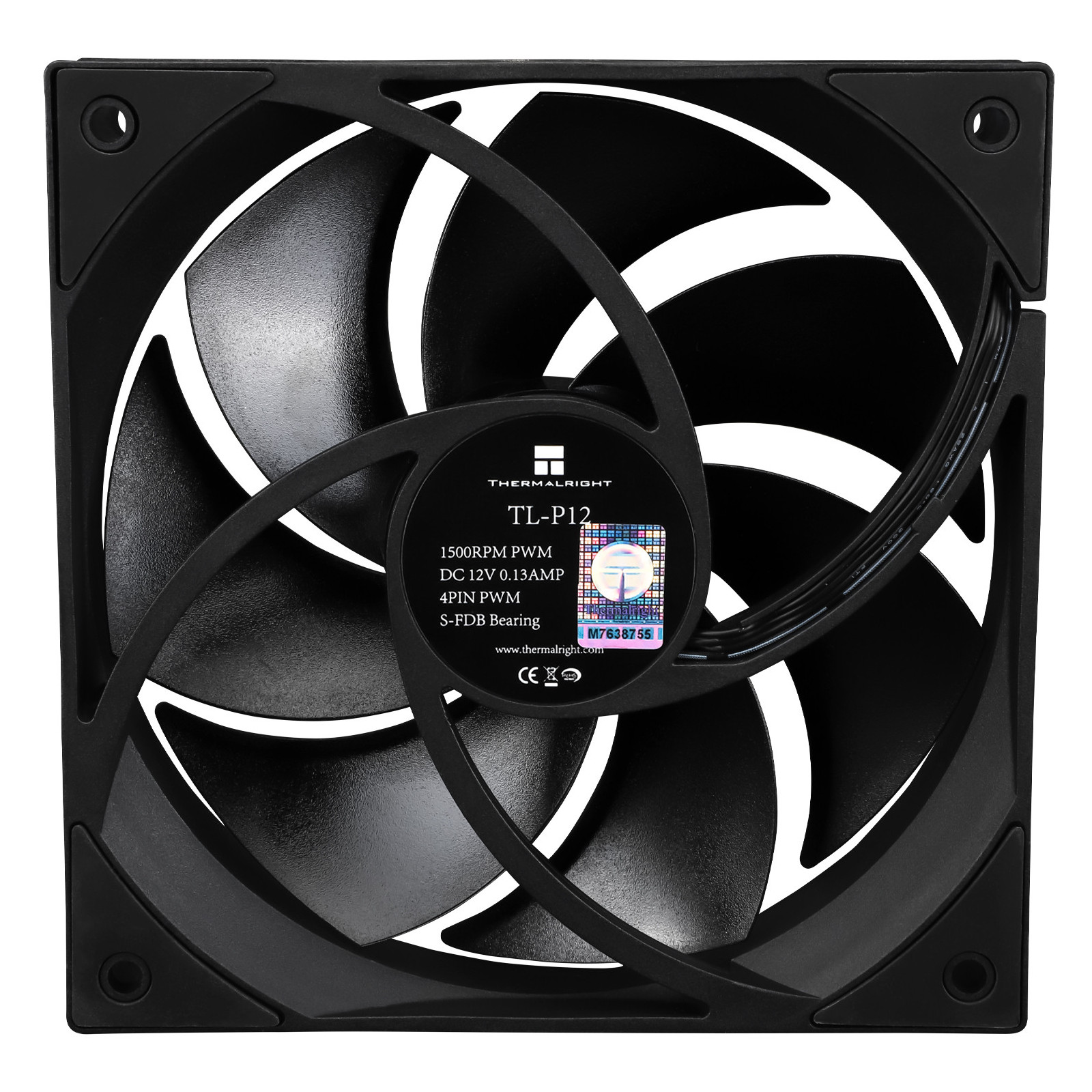 Wentylator Thermalright TL-P12 120x120x25 4 PIN PWM 1500 RPM 22,1 dBA