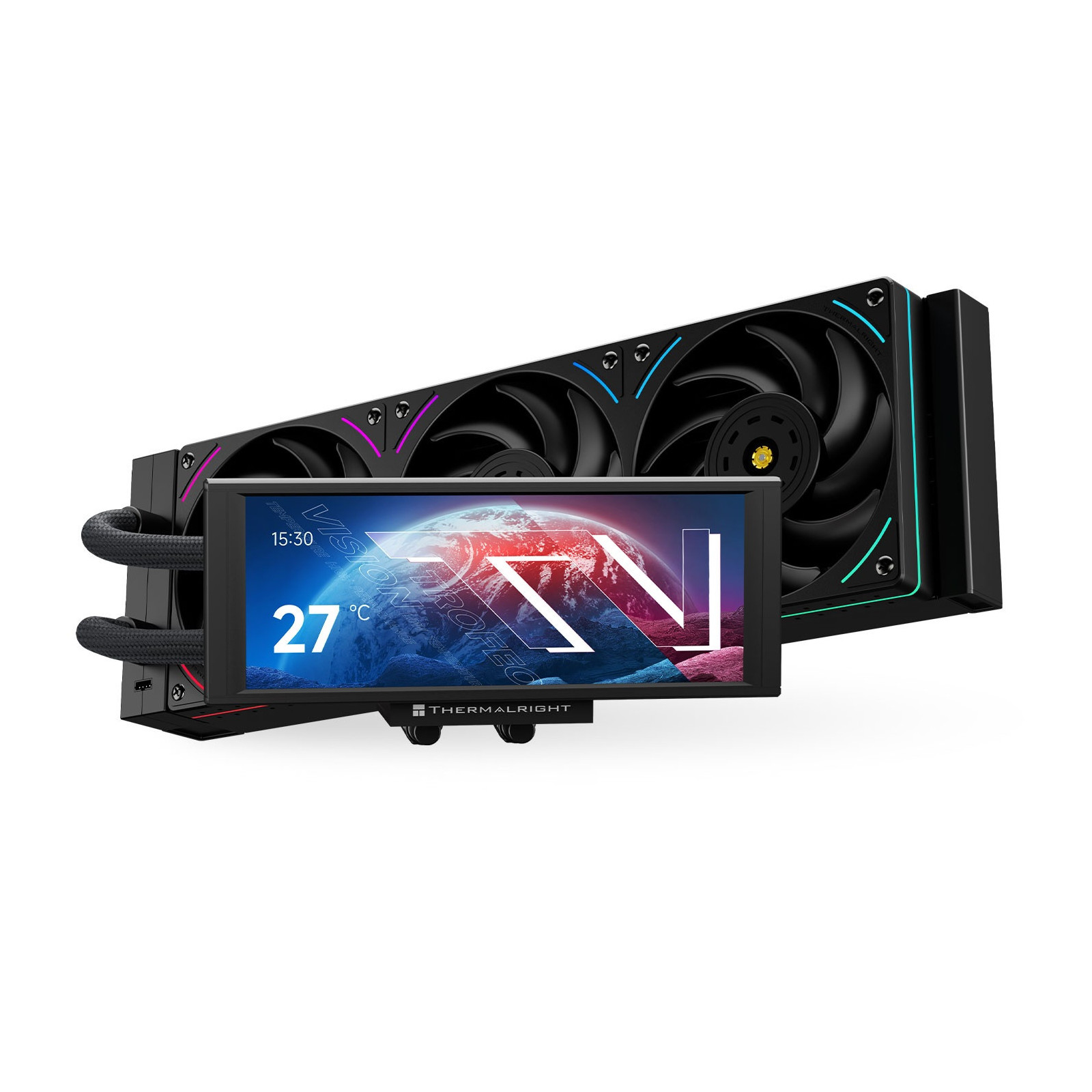 Chłodzenie wodne AIO Termalright Trofeo Vision 360 Argb Black Intel AMD