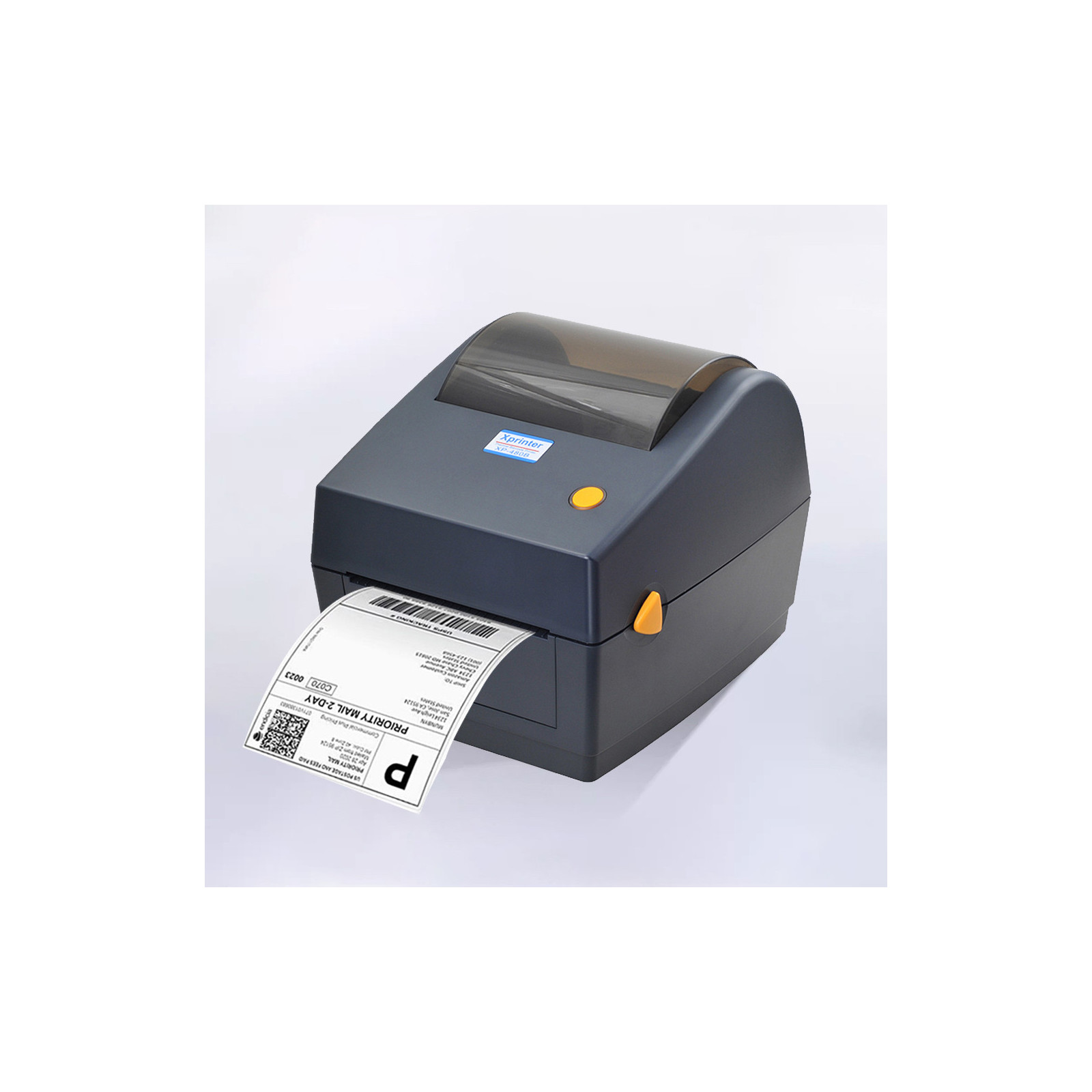 Drukarka XPRINTER XP-480B USB do DUŻYCH rolek etykiet termicznych 100x150