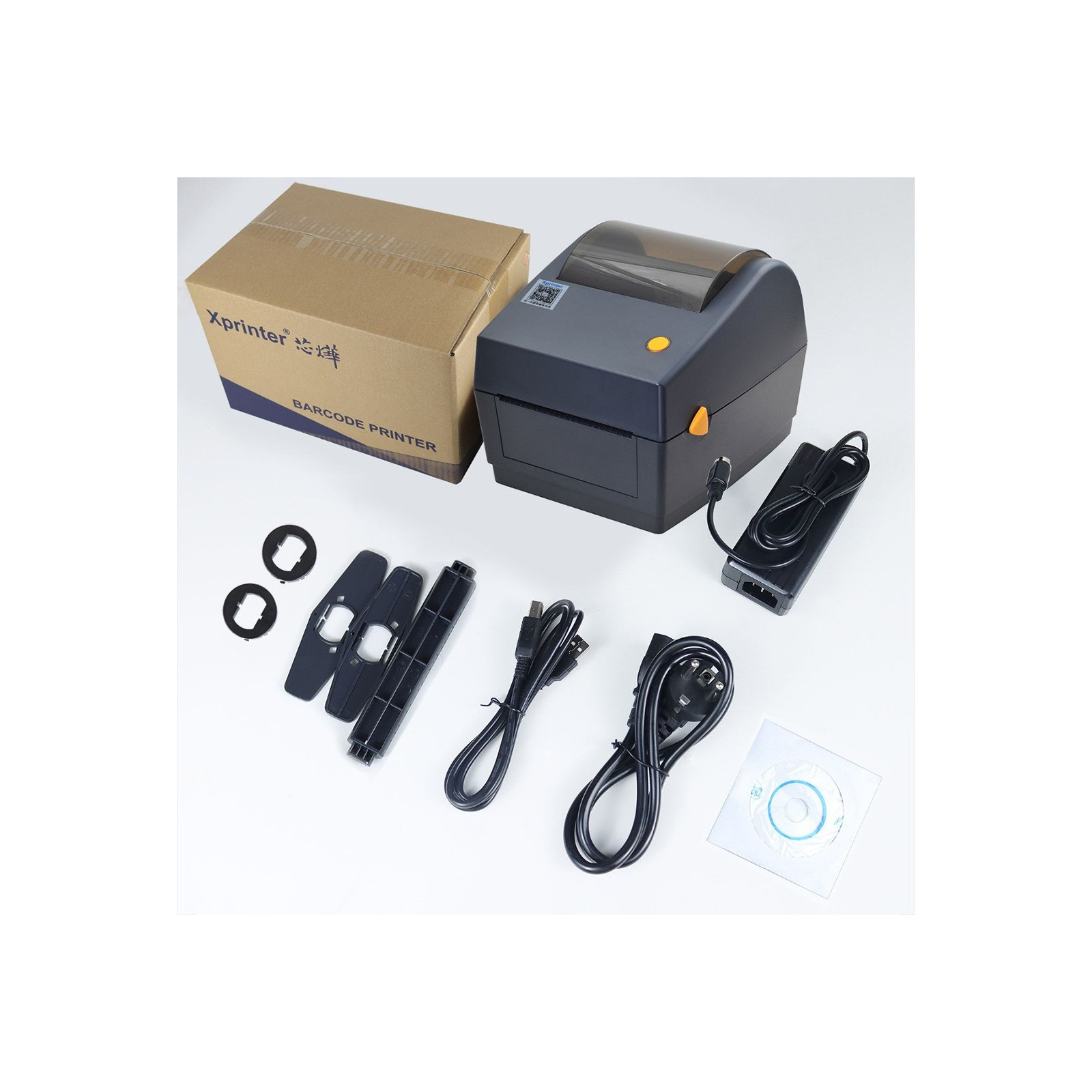 Drukarka XPRINTER XP-480B USB do DUŻYCH rolek etykiet termicznych 100x150