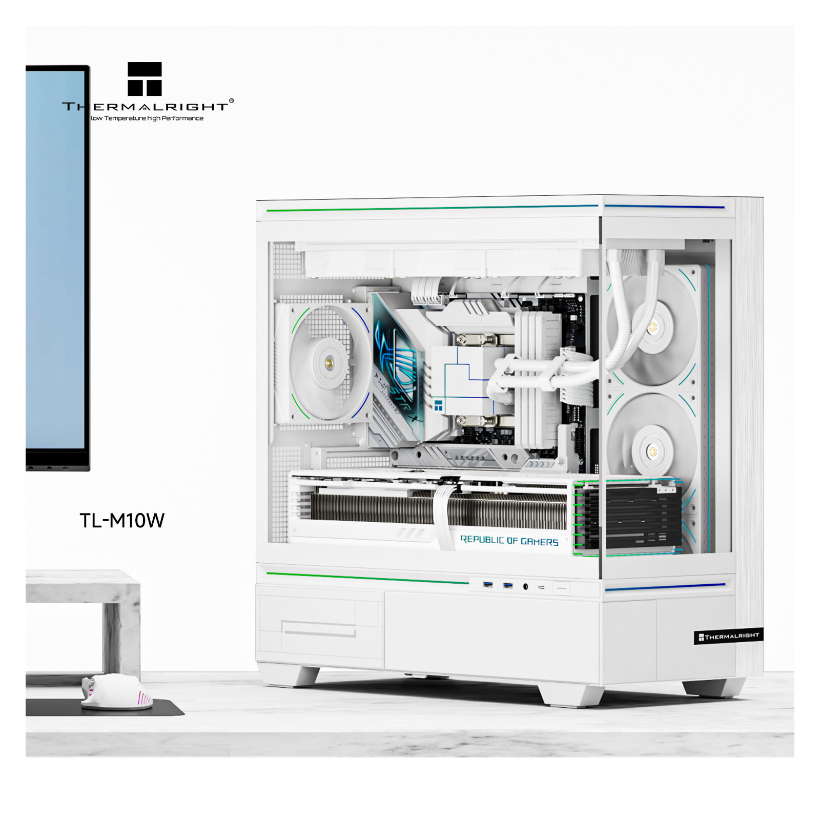 Obudowa komputerowa Thermalright TL-M10W Biała Micro ATX Midi TOWER USB 3.0