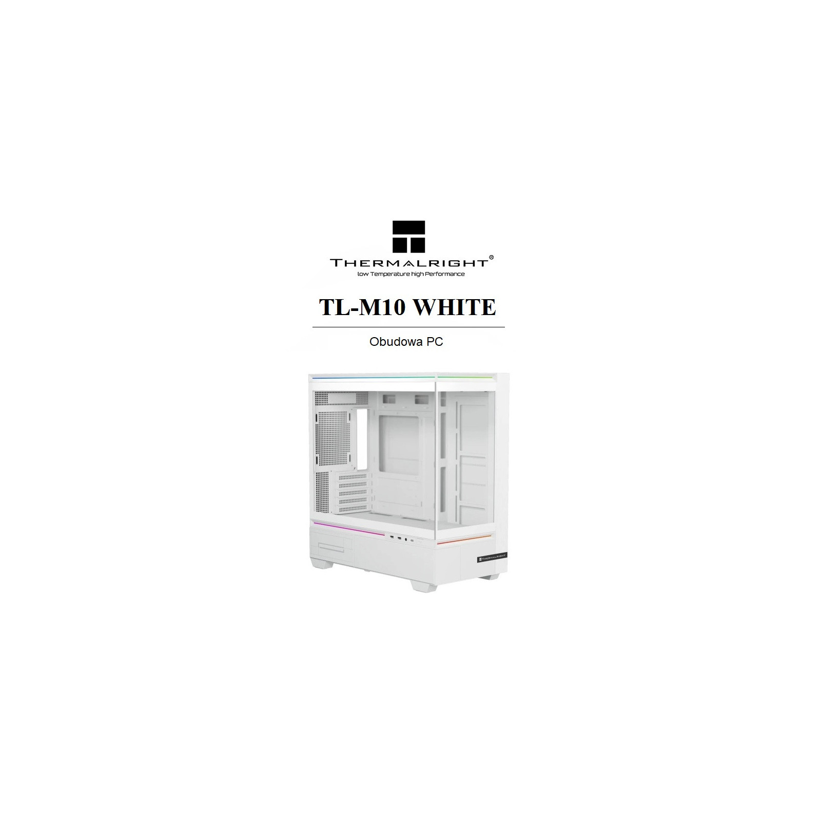 Obudowa komputerowa Thermalright TL-M10W Biała Micro ATX Midi TOWER USB 3.0
