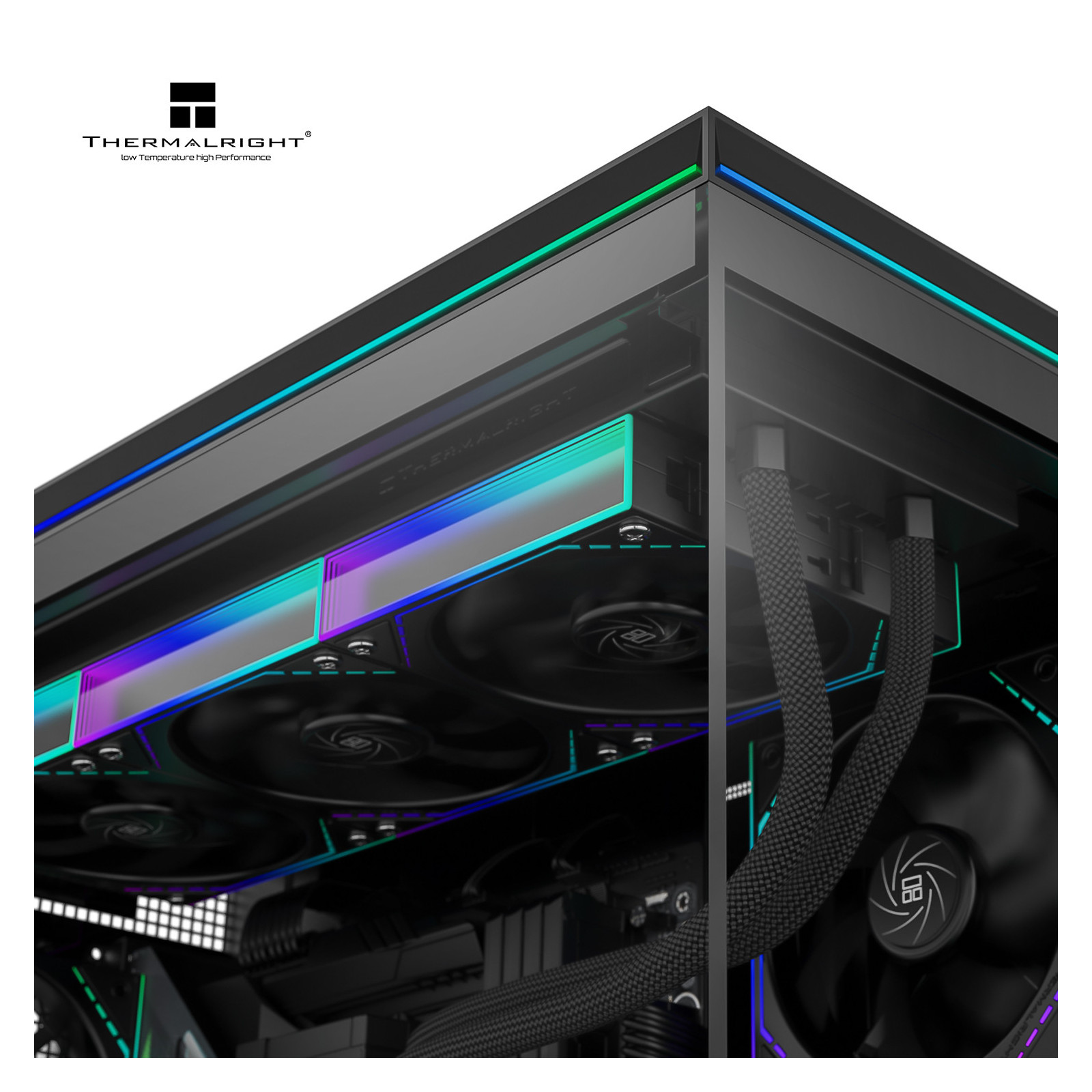 Obudowa Thermalright TL-M10 VISION Czarna Micro ATX Midi TOWER ekran 9.16