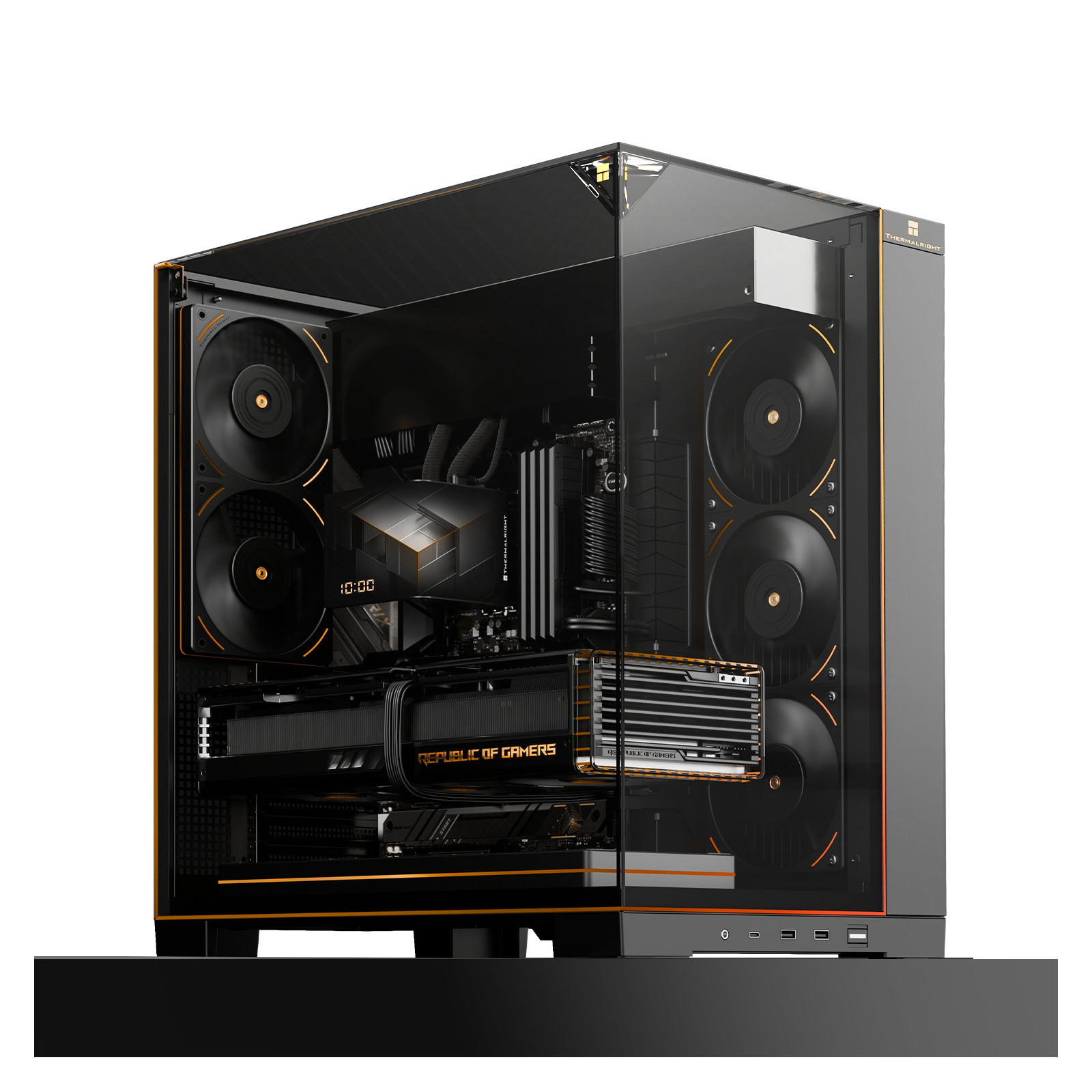 Obudowa komputerowa Thermalright A70 ARGB Czarna Full Tower Back-connect