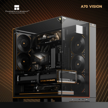 Obudowa komputerowa Thermalright A70 Vision Czarna Full Tower BTF