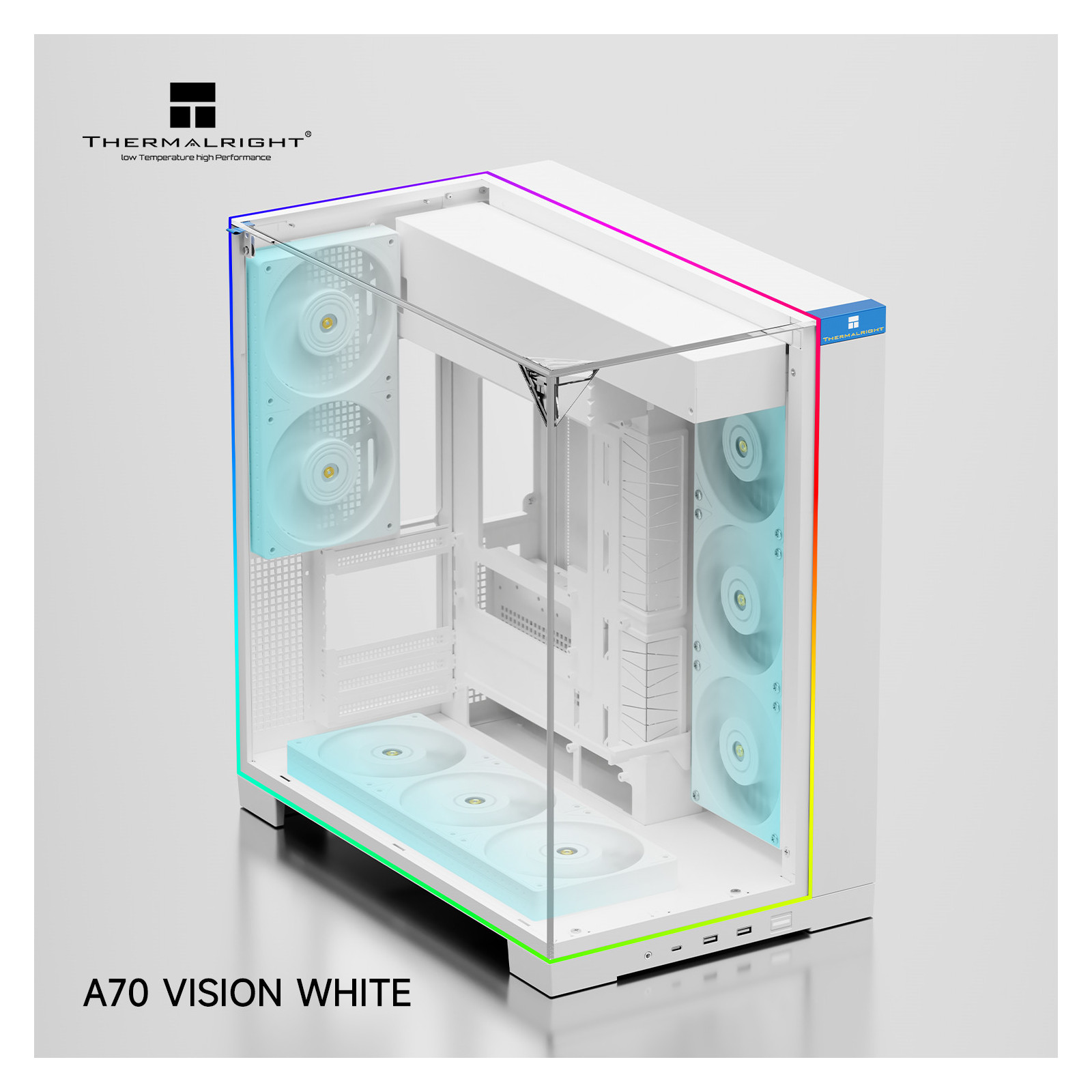 Obudowa komputerowa Thermalright A70 Vision Biała Full Tower Back-connect