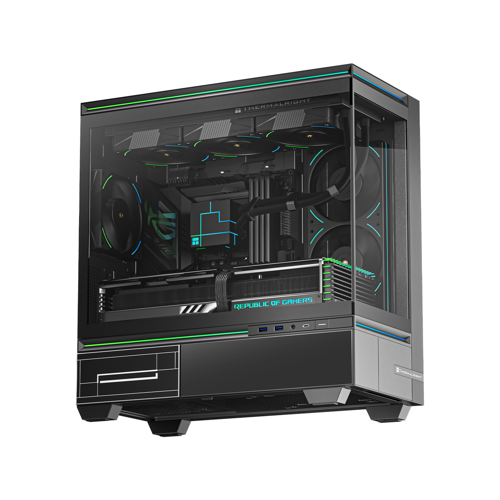 Obudowa komputerowa Thermalright TL-M10 Czarna Micro ATX Midi TOWER USB 3.0