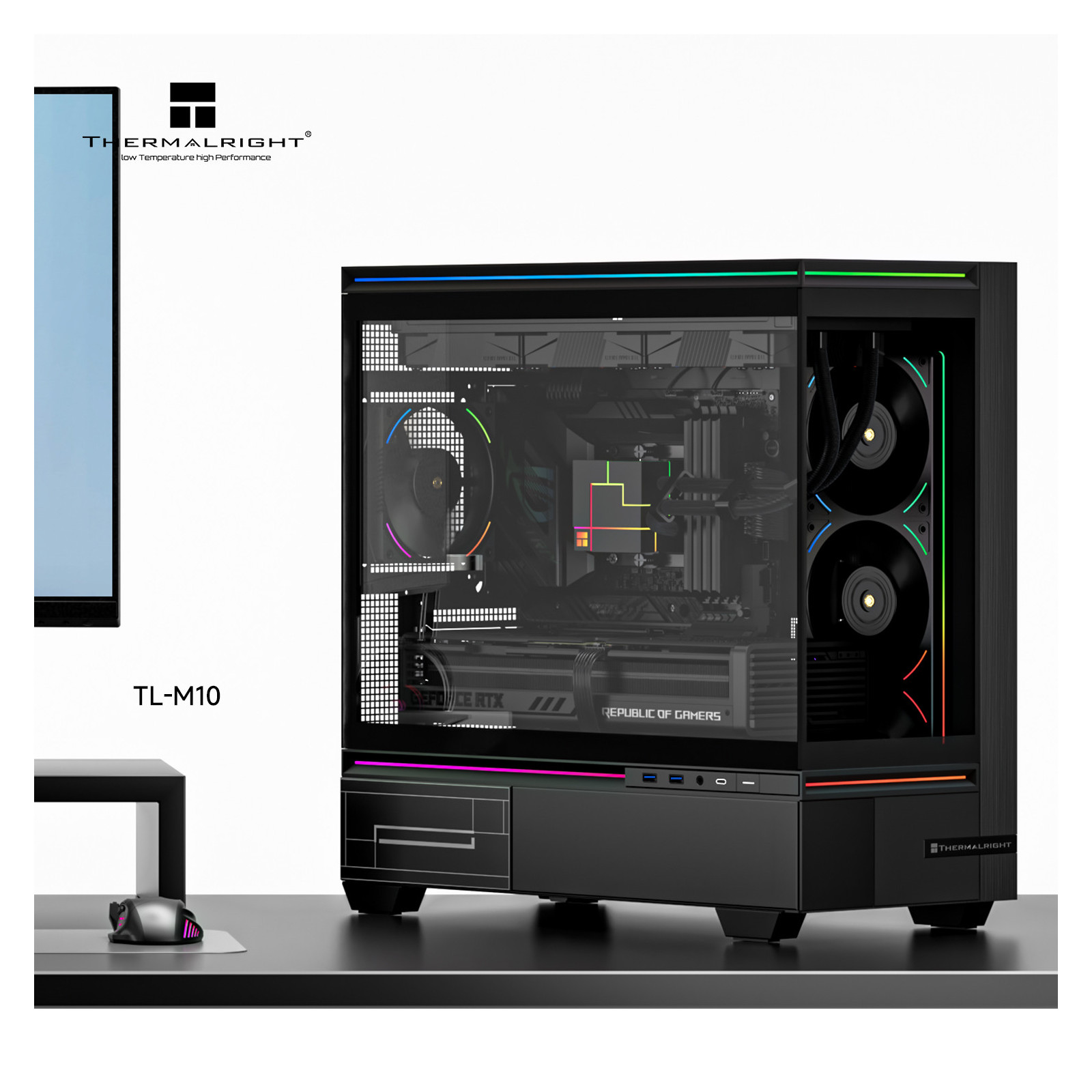 Obudowa komputerowa Thermalright TL-M10 Czarna Micro ATX Midi TOWER USB 3.0