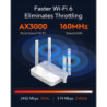 Cudy WR3000S router WiFi 6 AX3000 Gigabit Mesh VPN VLAN OpenWRT