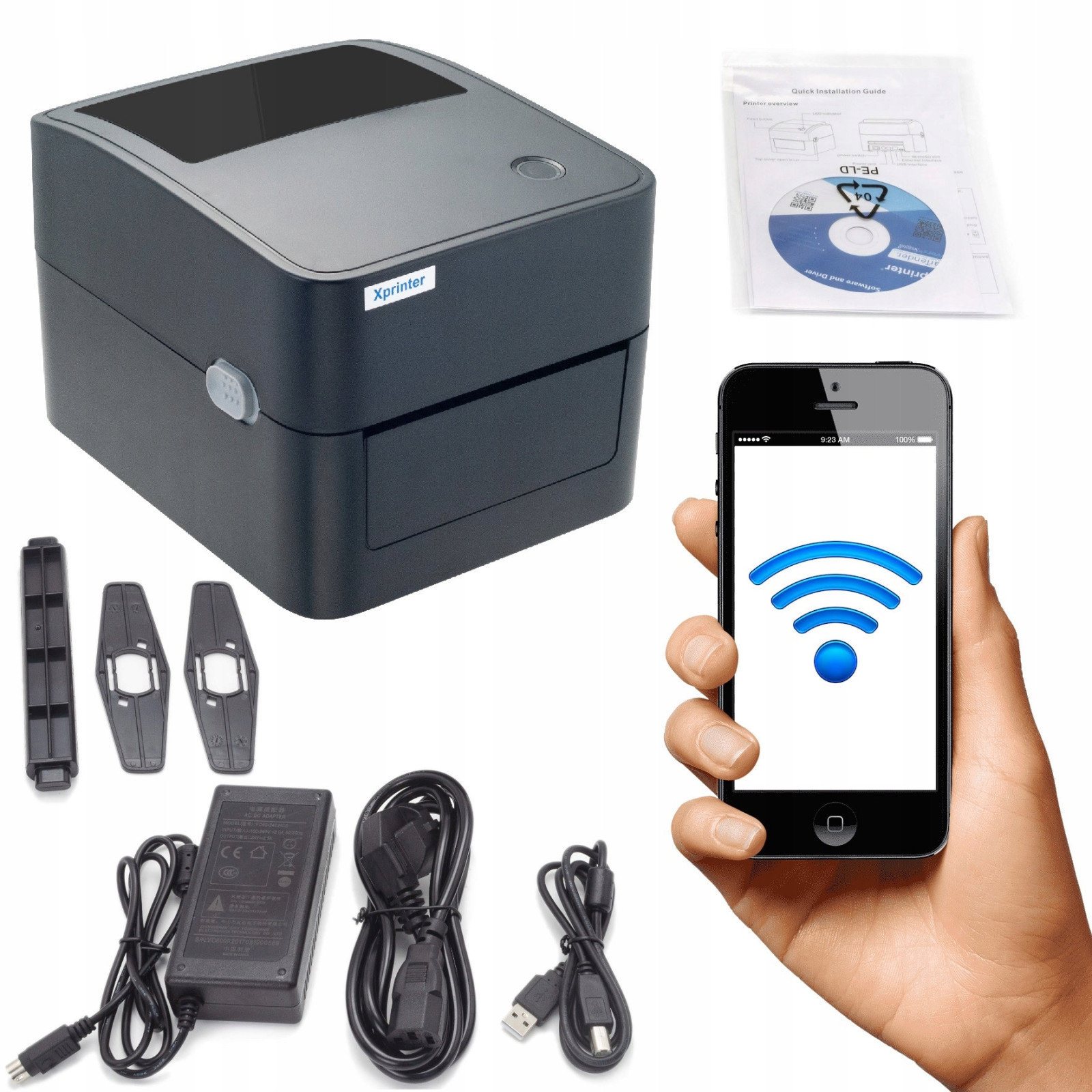 XPRINTER XP-410B-UWL - 410 USB WIFI LAN