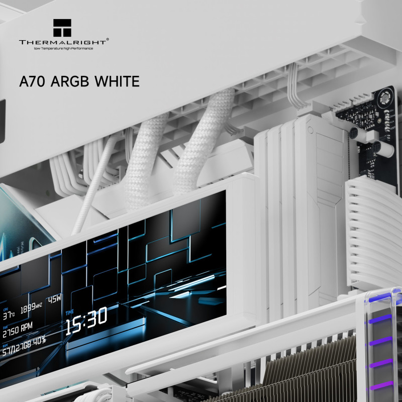 Obudowa komputerowa Thermalright A70 ARGB Biała Full Tower Back-connect