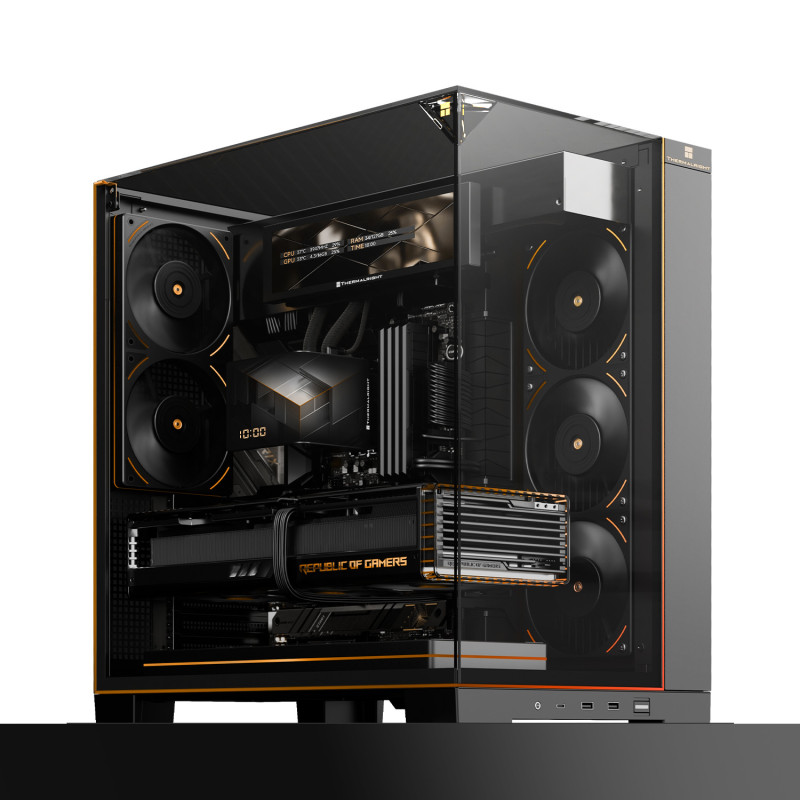 Obudowa komputerowa Thermalright A70 Vision Czarna Full Tower BTF