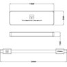 Obudowa zewnętrzna do dysków SSD NVMe Thermalright HR-EB101 C BLACK 10Gb/s