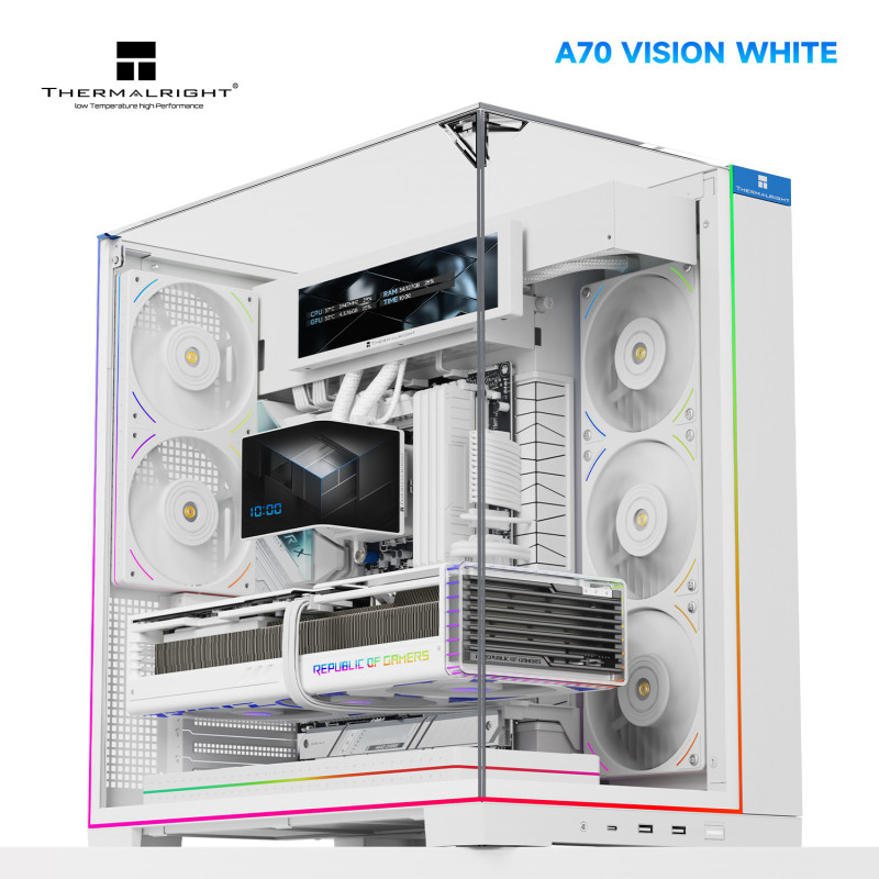 Obudowa komputerowa z wentylatorami Thermalright A70 Vision White Ful Tower