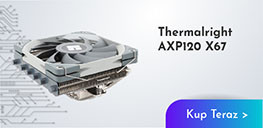Chłodzenie procesora CPU aktywne horyzontalne Thermalright AXP120 X67